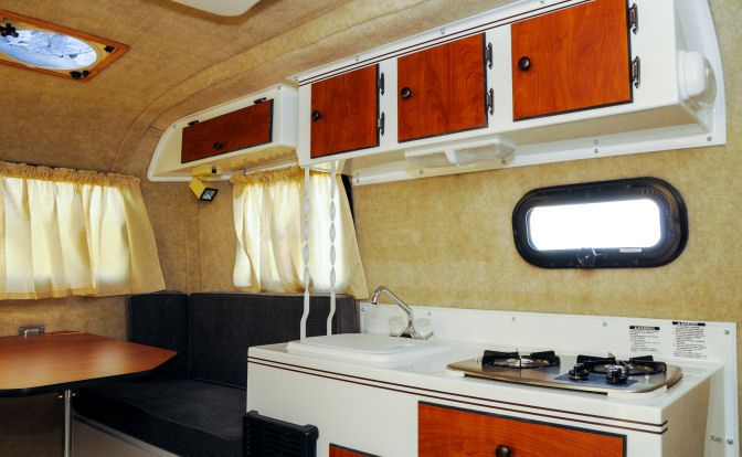 Scamp 13 Fiberglass Lightweight Travel Trailer Camper - Standard Layout ...