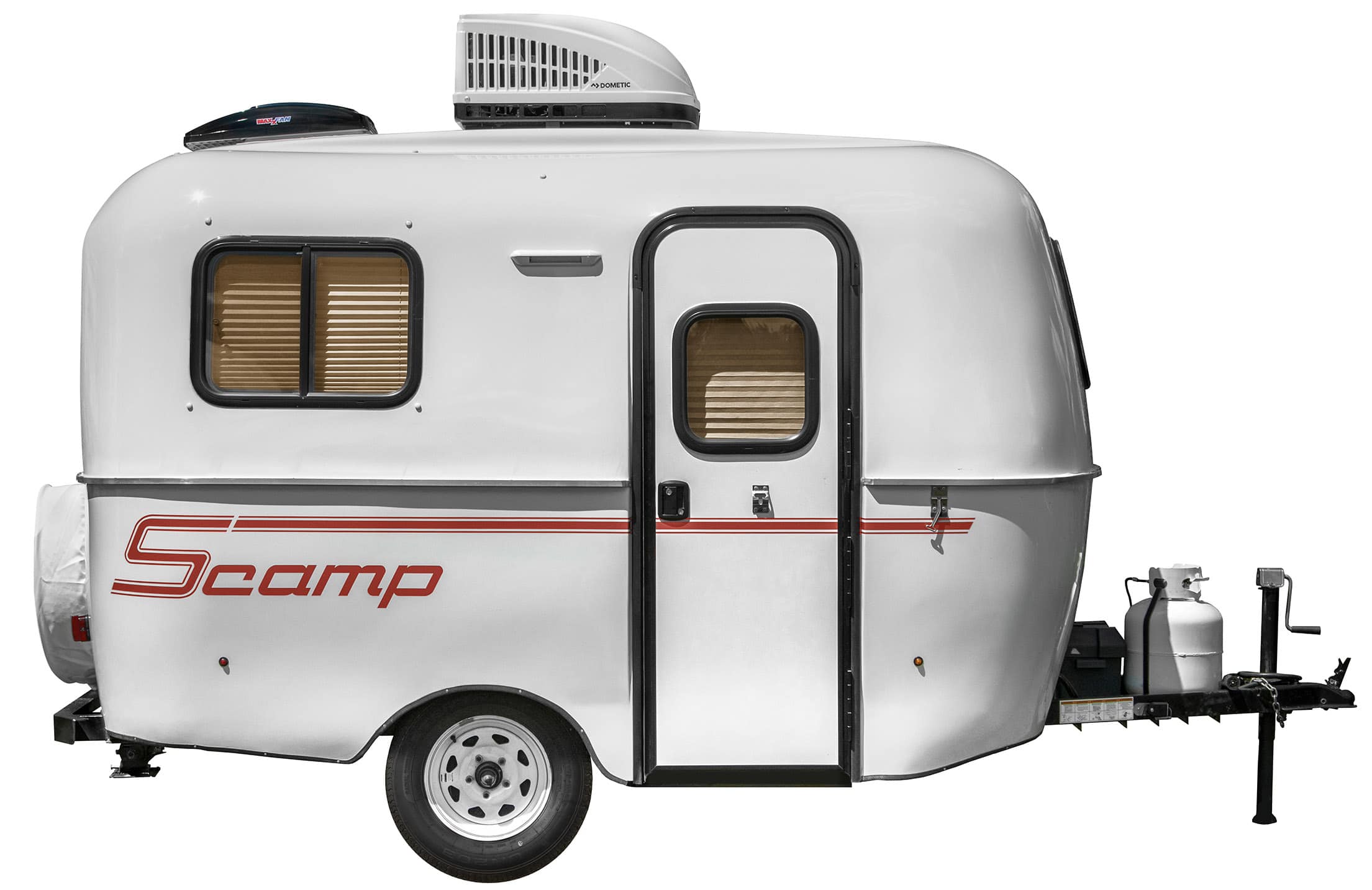 Scamp 13 Fiberglass Lightweight Travel Trailer Camper - Standard Layout 1  Big Bed - Scamp Trailers
