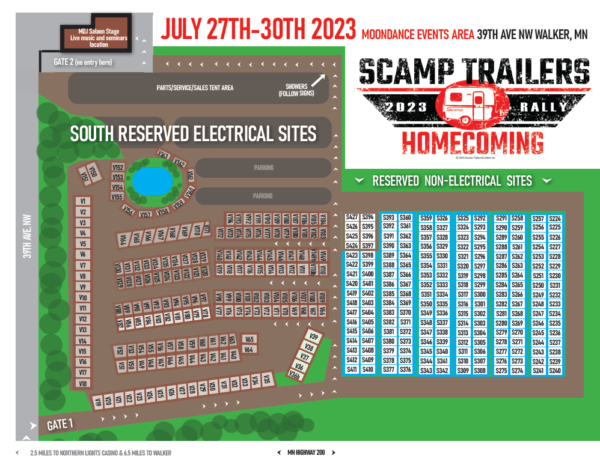 SCAMP RALLY SITES MOONDANCE (ELECTRIC) - Scamp Trailers